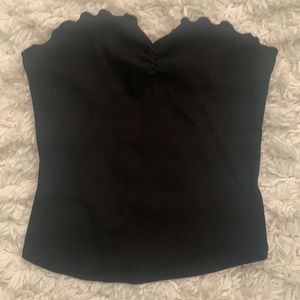 UO Scallop Crop Tube Top